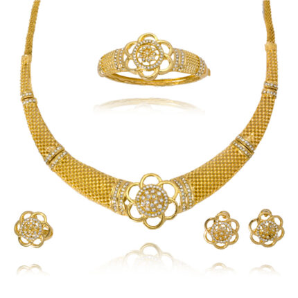 Zeadear jewelry zirconia dubai jewellery set for women